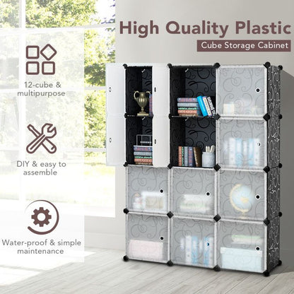 DIY 12 Cube Portable Closet Storage Organizer