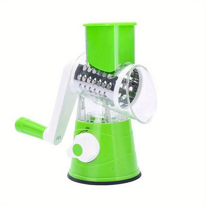 1 Set; 4in1; Vegetable Slicer; Multifunctional Fruit Slicer; Manual Food Grater; Rotary Cutter; Vegetable Grinders; Kitchen Stuff; Kitchen Gadgets