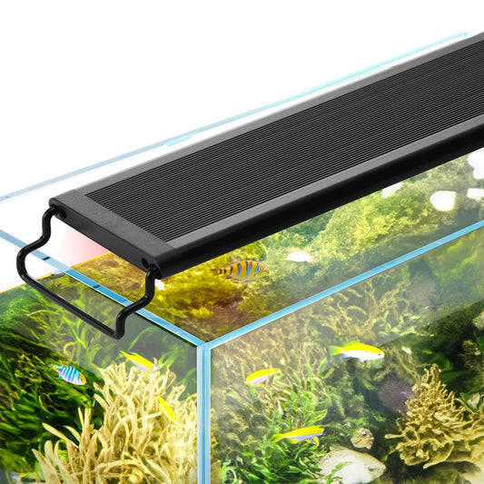 VEVOR Aquarium Light, 36W Full Spectrum Fish Tank Light with 24/7 Natural Mode, Adjustable Timer & 5-Level Brightness, with Aluminum Alloy Shell Extendable Brackets for 36"-42" Freshwater Planted Tank