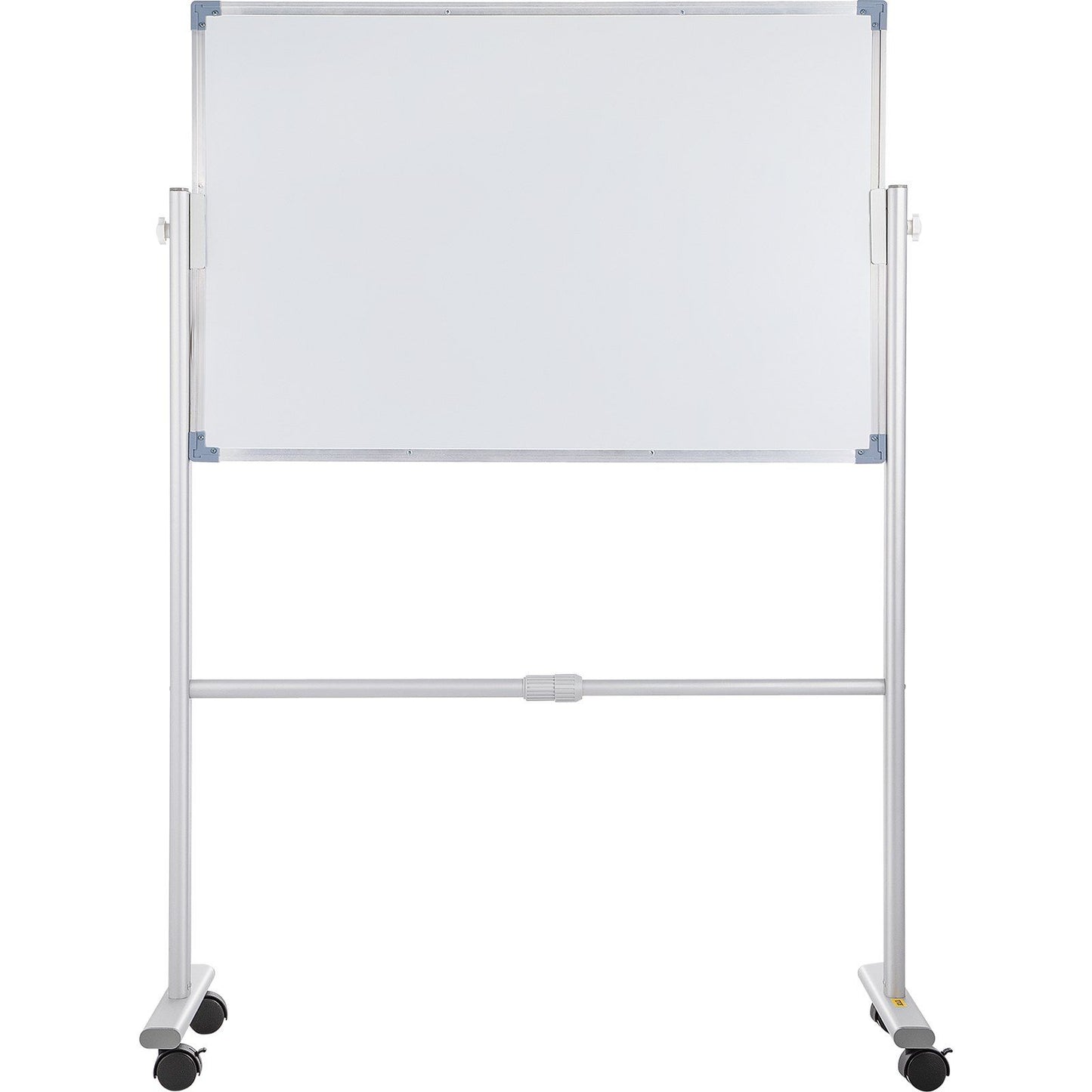 VEVOR Mobile Magnetic Whiteboard, 36 x 24 Inch, Double Sided, 360 Degree Reversible Rolling Dry Erase Board, Height Adjustable with Aluminum Frame and Lockable Swivel Wheels, for Office School Home