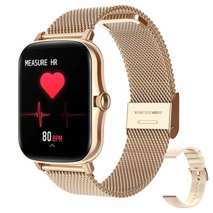 Smartwatch with Heart Rate Monitoring, Sleep Tracking, and Sports Bracelet Features