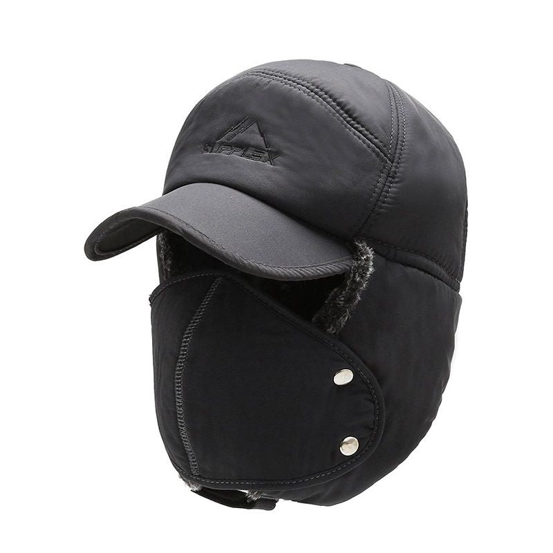 Winter Hat New Lei Feng Hat Men's Stylish Caps Warm Ear Protection Windproof Ear Protection Pilot Hat Baseball Cap