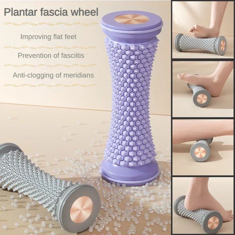 Foot Roller Massage For Relief Plantar Fasciitis And Heel Foot Arch Pain Reflexology Massager For Back Leg Hand Muscle Relax