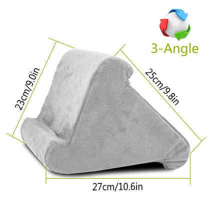 Multi-Angles Soft Tablet Stand Tablet Pillow for iPad Smartphones E-Readers Books Magazines