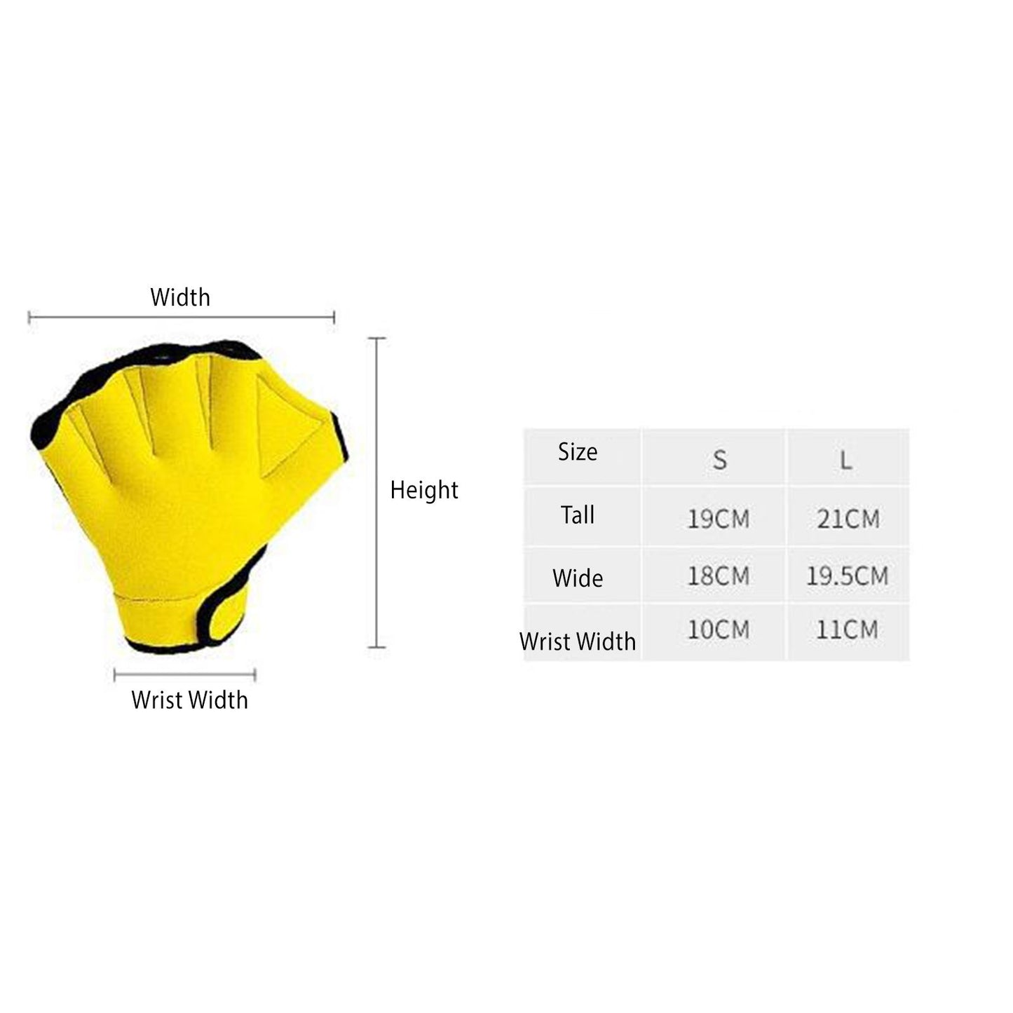 Aqua Fit Swim Training Gloves