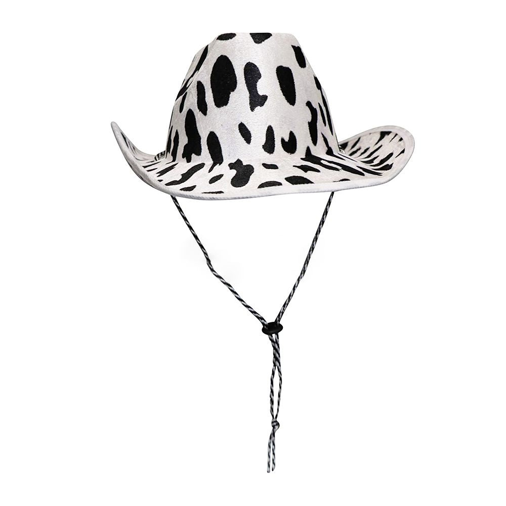 Halloween Hat Cow Print Cowboy Hat For Western Theme