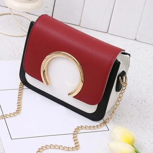 Fashion Women's handbag Ring Decoration Patchwork