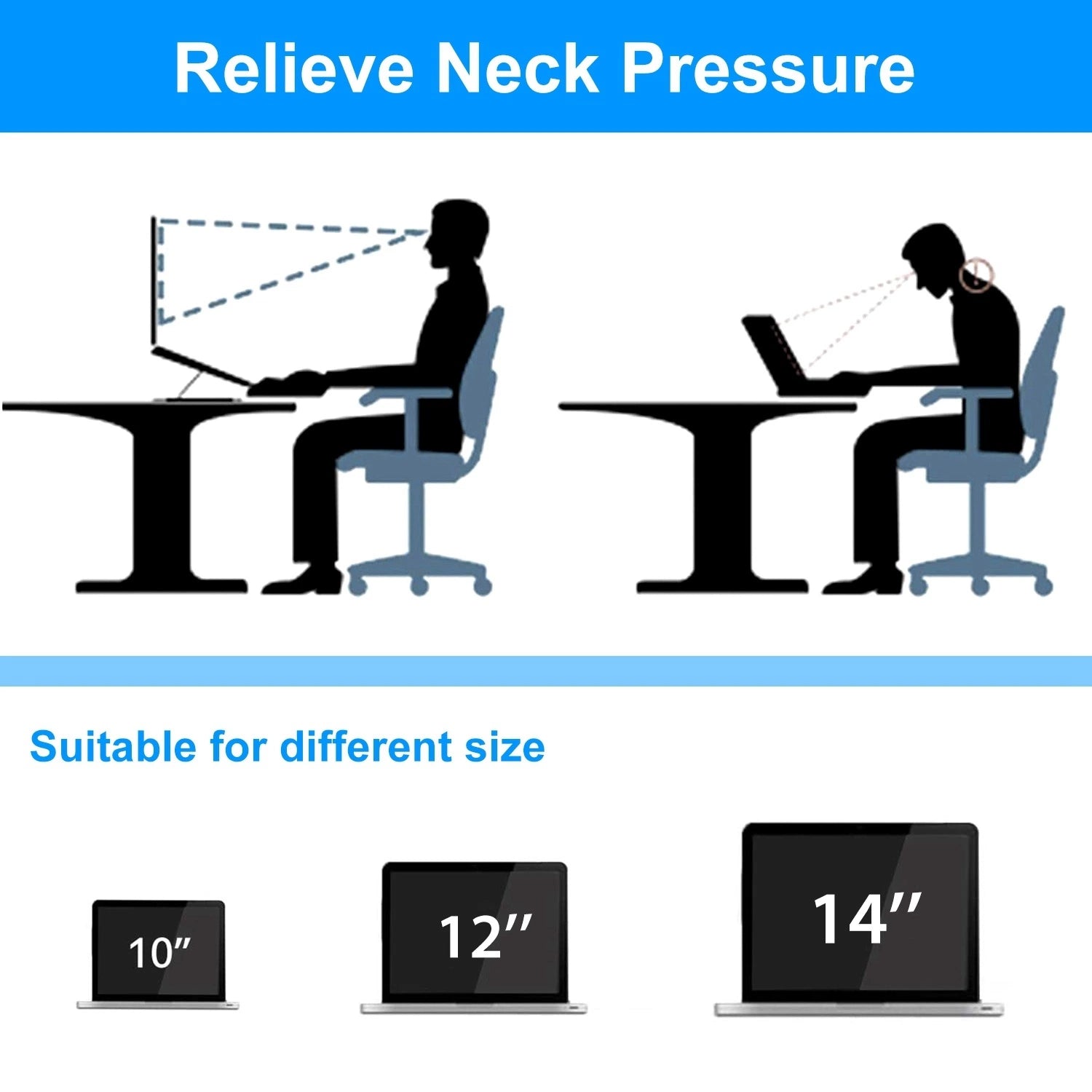 Foldable Laptop Stand Angle Adjustable Tablet PC Holder Riser Portable Ventilated Laptop Phone Desktop Holder Tray