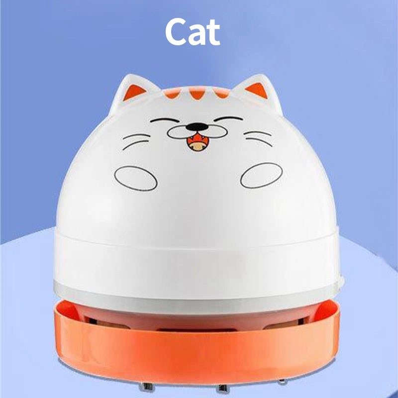 Mini Desktop Vacuum Cleaner; Portable USB Vacuum Cleaner For Desk; Mini Cute Cartoon Desktop Vacuum For Cleaning Eraser Crumbs; Dust; Computer; Keyboard