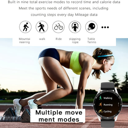 Smart Sports Watch with Built-in Earphones - Waterproof, Monitors Blood Pressure, Heart Rate, and Supports Android & iOS