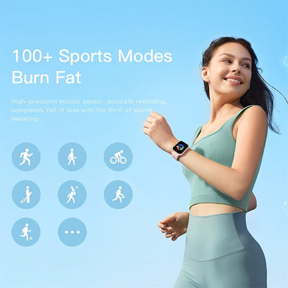 Smart Watch with Bluetooth Calling - 1.83'' Touch Screen, 100+ Sport Modes, Heart Rate & Sleep Monitoring, Waterproof Fitness Watch for Android & iPhone