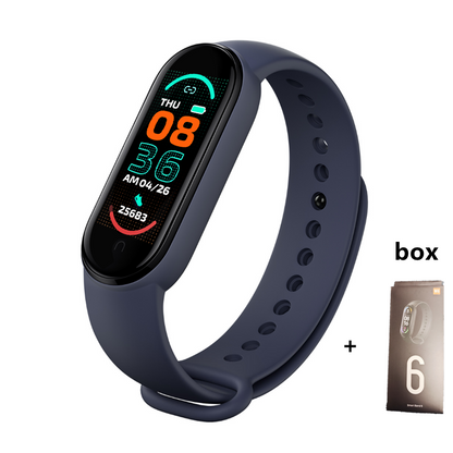 Smart Fitness Bracelet – M6 Activity Tracker Watch with Music Control, Sports Wristband for Android & iOS Users