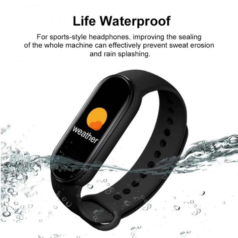 Smart Fitness Bracelet – M6 Activity Tracker Watch with Music Control, Sports Wristband for Android & iOS Users