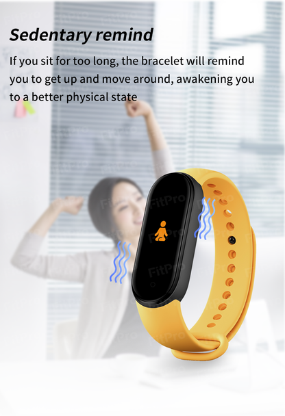 Smart Fitness Bracelet – M6 Activity Tracker Watch with Music Control, Sports Wristband for Android & iOS Users