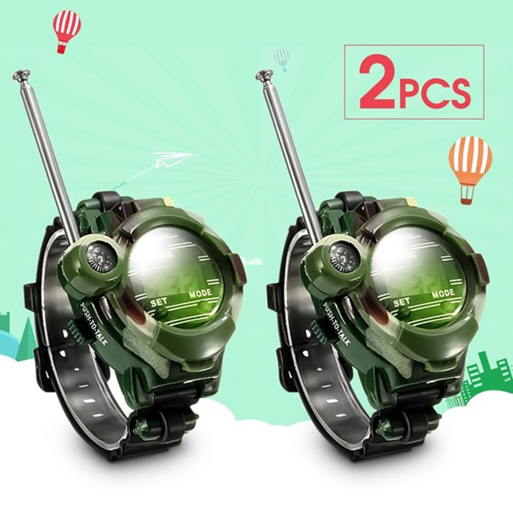 Walkie Talkies Watch; Spy Watch Army Toys For Kids Age 8-12; 7 In 1 Digital Watch Walkie Talkies; Two-Way Long Range Transceiver With Flashlight; Cool Spy Gadgets For Boy Girls