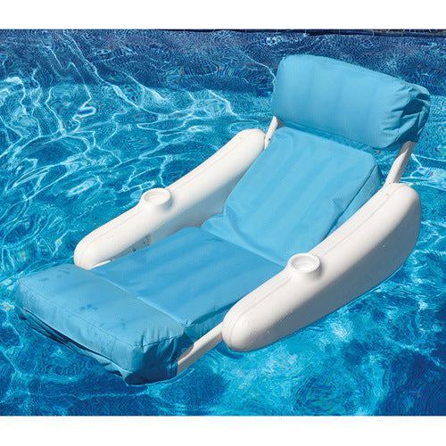 Luxury Pool Lounger Float with Molded Frame & Pontoon Design – Comfortable Chair for Adults Pool Chairs and Lounges For In Pool